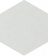 Vida 5.5X6.3” White Hexagon |  Carpet Barn Carpet One Inc.