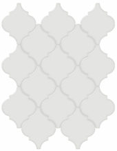 Vintage Grey Glossy Arabesque Mosaic |  Carpet Barn Carpet One Inc.