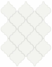White Glossy Arabesque Mosaic |  Carpet Barn Carpet One Inc.