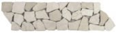 White Opus Mosaic Interlocking Border |  Carpet Barn Carpet One Inc.