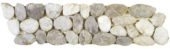 White Sliced Polished Pebble Interlocking Border |  Carpet Barn Carpet One Inc.